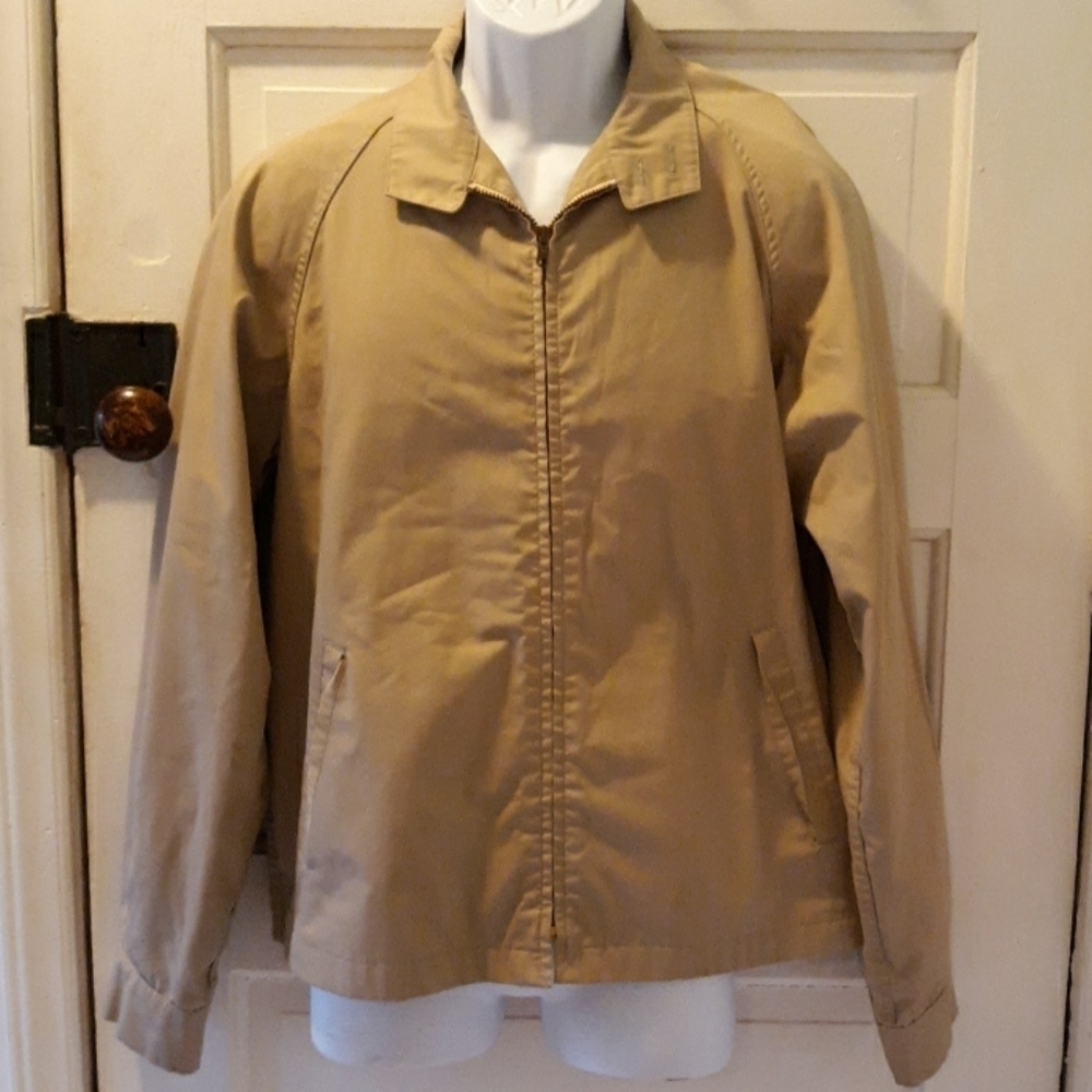 Mens London Fog 42 Long rain jacket